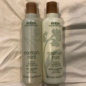 New unopened Aveda Rosemary Mint shampoo and conditioner set